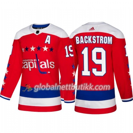 Washington Capitals Hockeydrakt Nicklas Backstrom 19 Alternate 2018-2019 Adidas Authentic - Herre